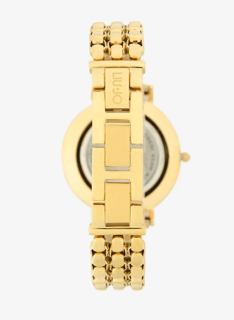 ليو جو ساعة لي جو إطار ذهبي